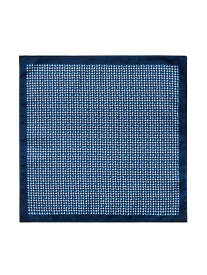 Pañuelo de bolsillo para hombre color azul oscuro Bolf PO21