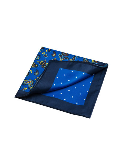 Pañuelo de bolsillo para hombre color azul real Bolf PO31