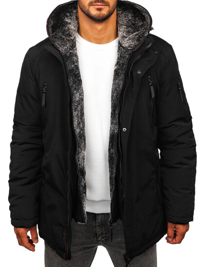 Parka de invierno para hombre negro Bolf 5M3128