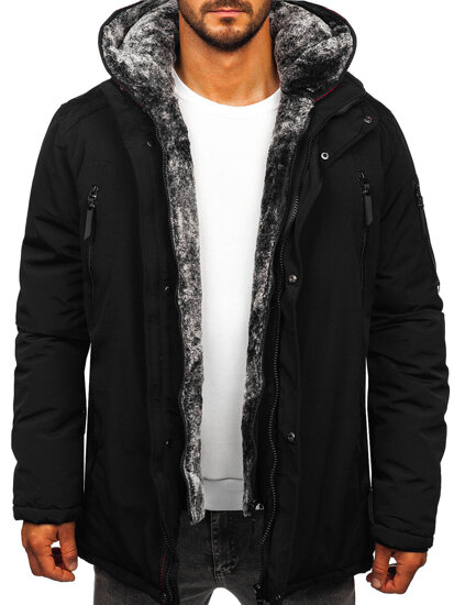 Parka de invierno para hombre negro Bolf 5M3221