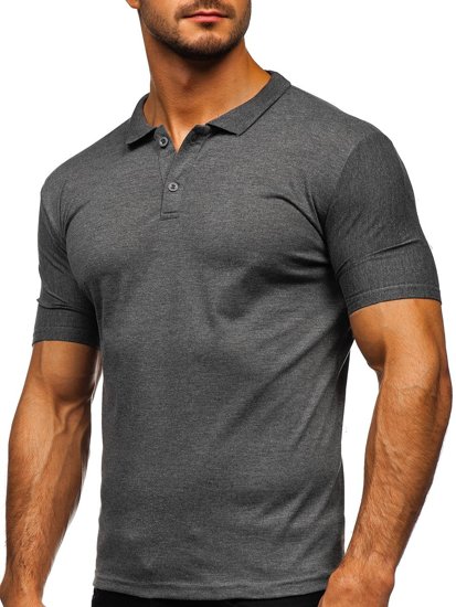 Polo para hombre color grafito Bolf GD02