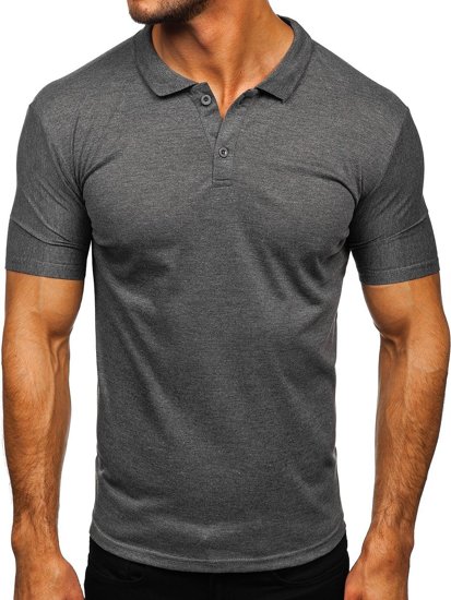 Polo para hombre color grafito Bolf GD02