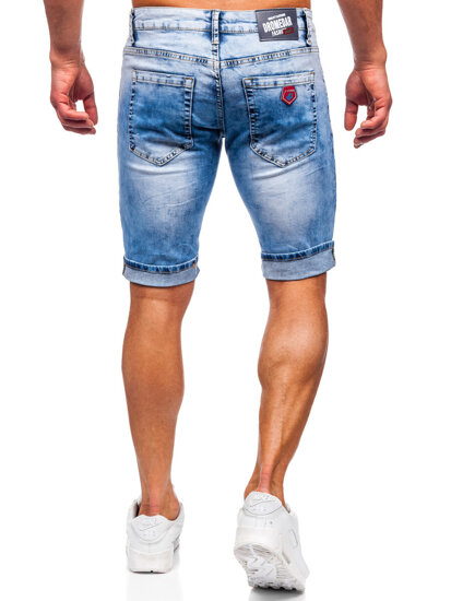 Short vaquero para hombre azul Bolf TF192