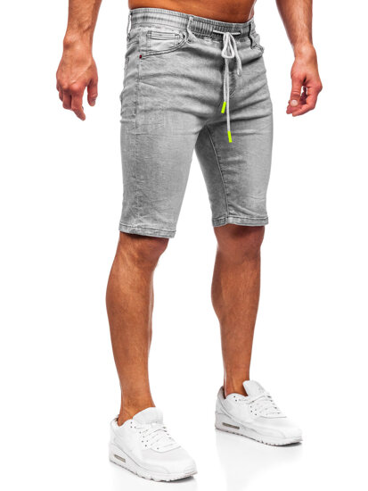 Short vaquero para hombre color gris Bolf TF235