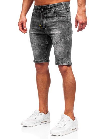 Short vaquero para hombre color negro Bolf TF174