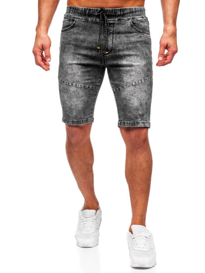 Short vaquero para hombre color negro Bolf TF174