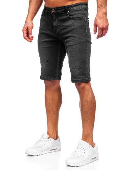 Short vaquero para hombre color negro Bolf TF194