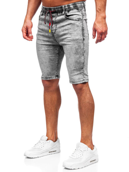 Short vaquero para hombre gris Bolf TF181