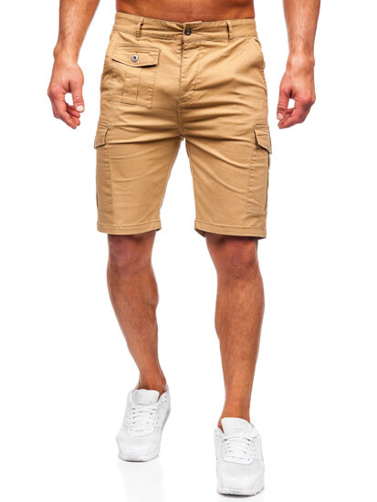 Shorts cargo color camel para hombre Bolf MP0188K