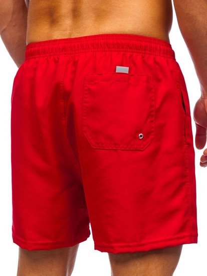 Shorts de baño para hombre color burdeos Bolf YW02001