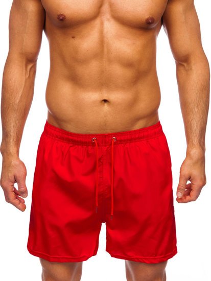 Shorts de baño para hombre color burdeos Bolf YW02002