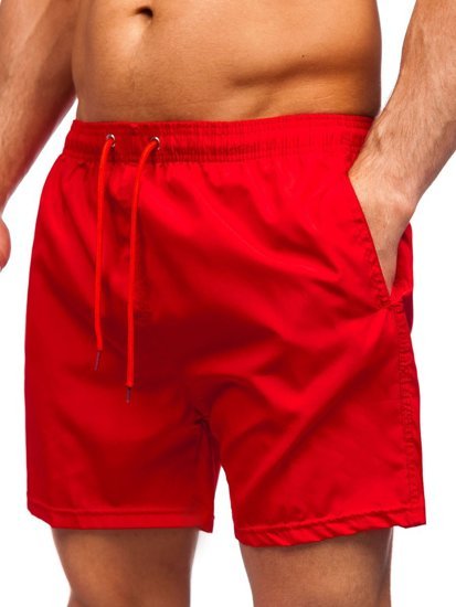 Shorts de baño para hombre color burdeos Bolf YW02002