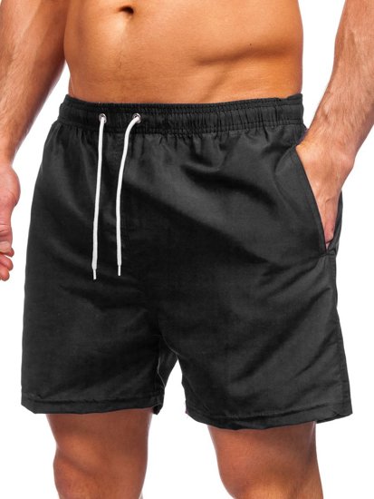 Shorts de baño para hombre color negro Bolf YW02001