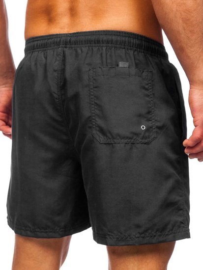 Shorts de baño para hombre color negro Denley YW07001