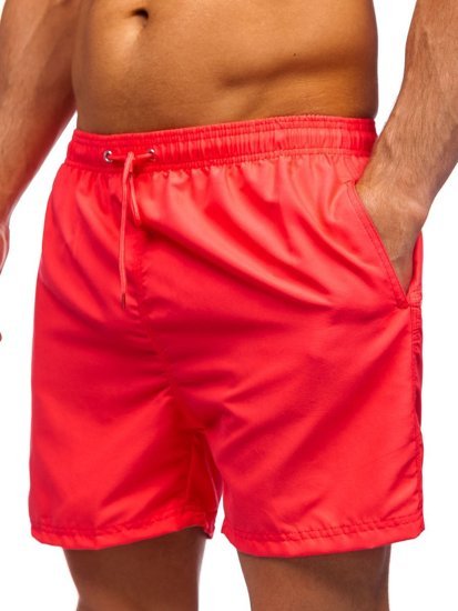 Shorts de baño para hombre color rosa Denley YW07001