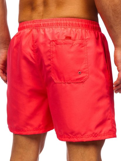 Shorts de baño para hombre color rosa Denley YW07001