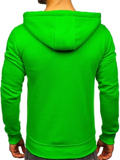 Sudadera abierta con capucha para hombre verde claro Bolf 2008