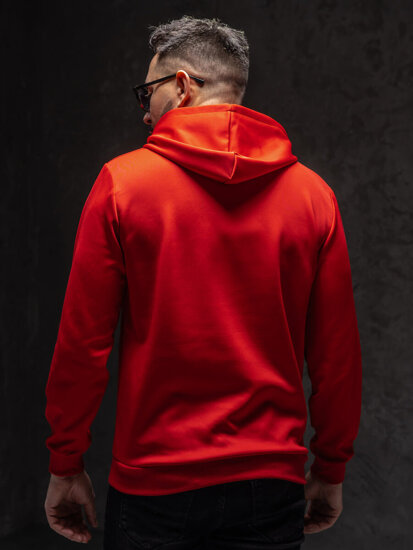 Sudadera con capucha e impresión para hombre rojo Bolf HY971A1