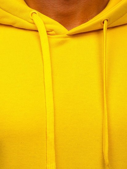 Sudadera con capucha para hombre amarillo claro Bolf 2009