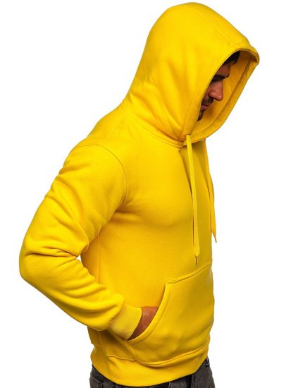 Sudadera con capucha para hombre amarillo claro Bolf 2009