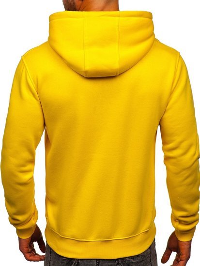 Sudadera con capucha para hombre amarillo claro Bolf 2009