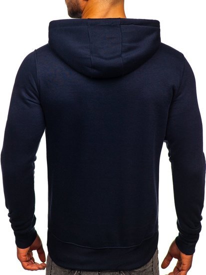 Sudadera con capucha para hombre azul tinta Bolf 2009