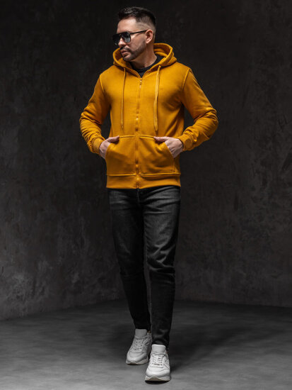 Sudadera con capucha para hombre camel Bolf 2008A1