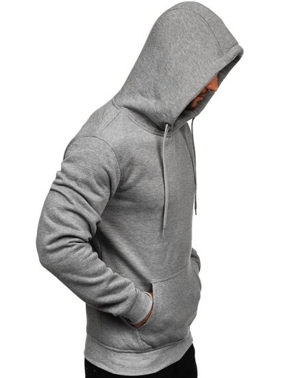 Sudadera con capucha para hombre gris Bolf 2009