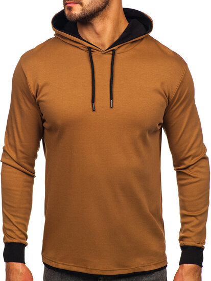 Sudadera con capucha para hombre marrón Bolf 145380