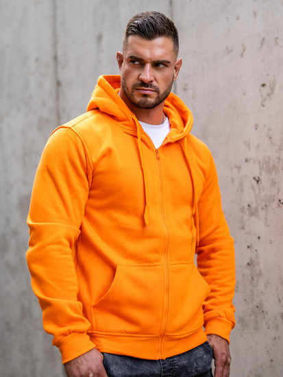 Sudadera con capucha para hombre naranja Bolf 2008A