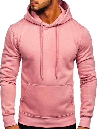 Sudadera con capucha para hombre rosa Bolf 2009