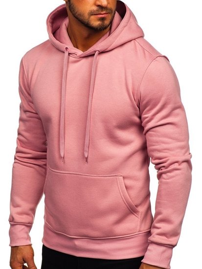 Sudadera con capucha para hombre rosa Bolf 2009