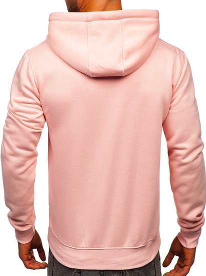 Sudadera con capucha para hombre rosa claro Bolf 2009-38