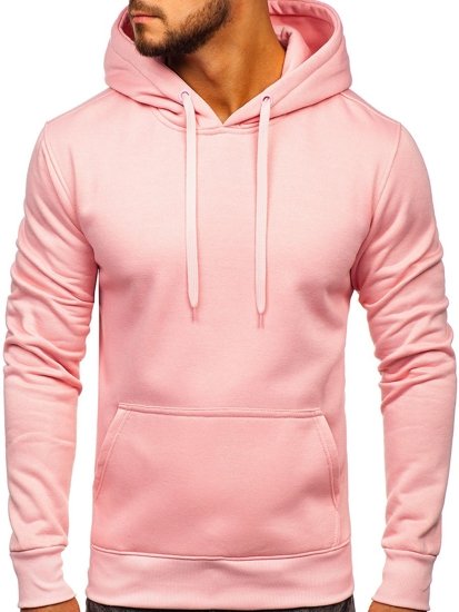 Sudadera con capucha para hombre rosa claro Bolf 2009