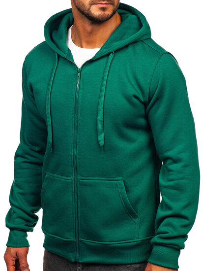 Sudadera con capucha para hombre verde Bolf 2008