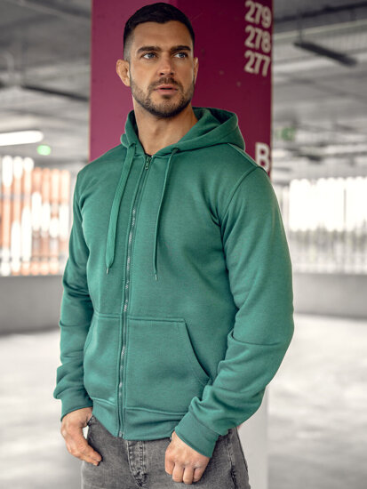 Sudadera con capucha para hombre verde Bolf 2008A