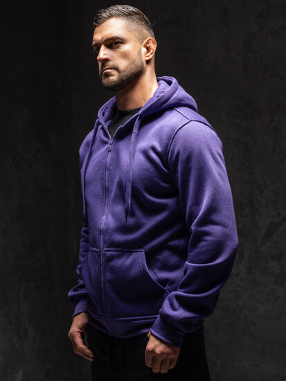 Sudadera con capucha para hombre violeta Bolf 2008A1