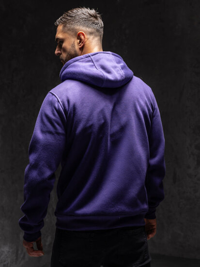 Sudadera con capucha para hombre violeta Bolf 2008A1