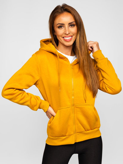 Sudadera con capucha para mujer camel Bolf W03B