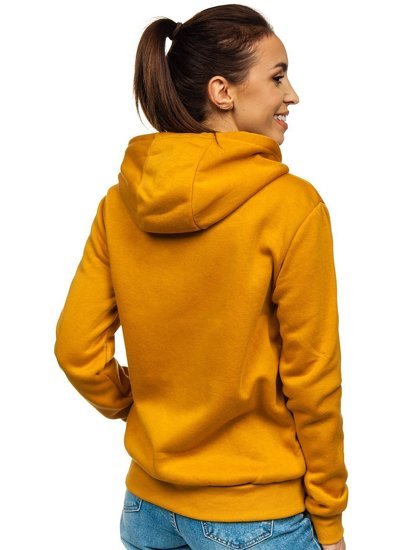 Sudadera con capucha para mujer camel Bolf W03B