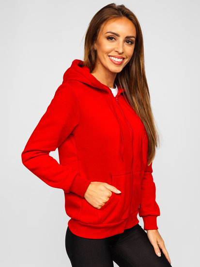 Sudadera con capucha para mujer rojo Bolf W03B