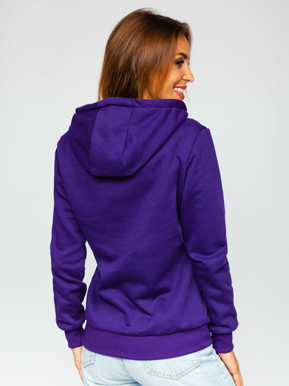 Sudadera con capucha para mujer violeta Bolf W03B