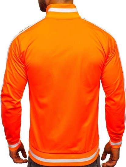 Sudadera de cuello alto de estilo retro para hombre naranja Bolf 2126