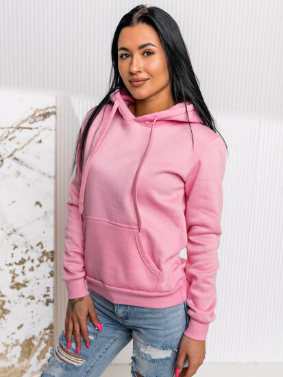 Sudadera estilo canguro para mujer Rosa Bolf W02A1