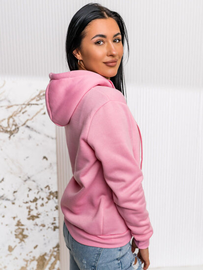 Sudadera estilo canguro para mujer Rosa Bolf W02A1