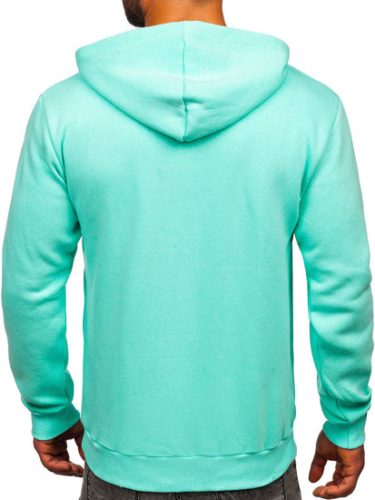 Sudadera gruesa con capucha para hombre menta Bolf 06