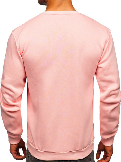 Sudadera gruesa sin capucha para hombre rosa claro Bolf 2001