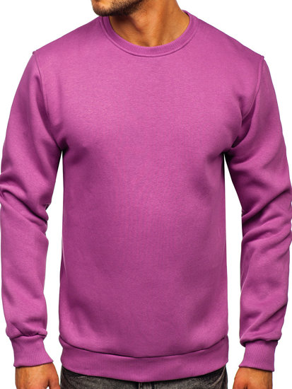 Sudadera gruesa sin capucha para hombre violeta Bolf 2001