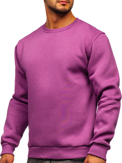 Sudadera gruesa sin capucha para hombre violeta Bolf 2001