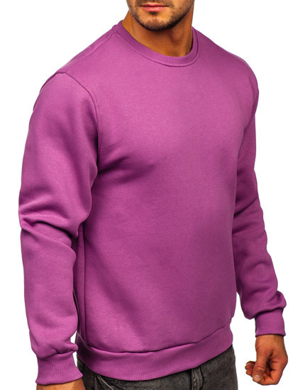 Sudadera gruesa sin capucha para hombre violeta Bolf 2001